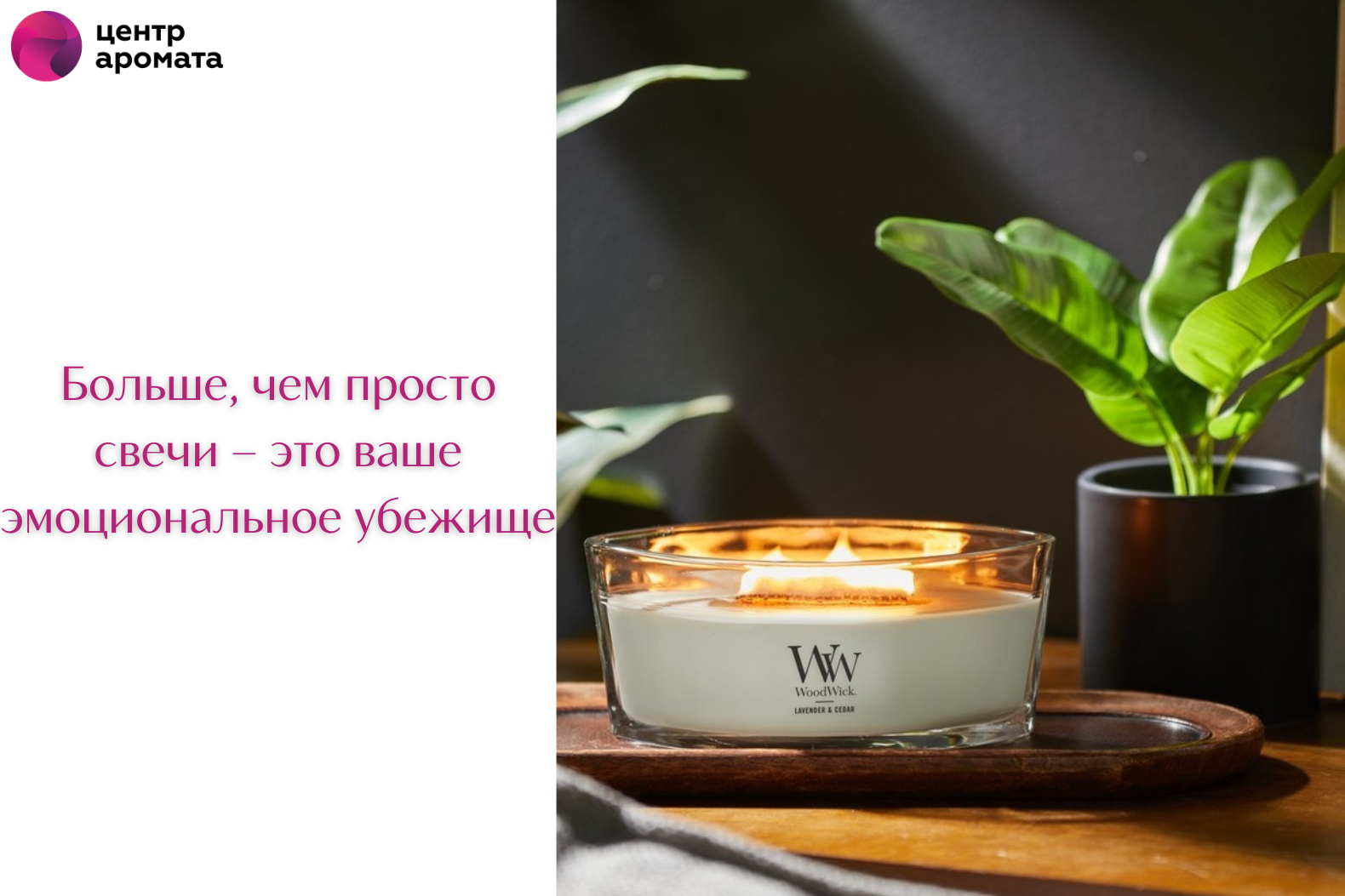 WoodWick: искусство создания уюта с помощью ароматических свечей WoodWick: искусство создания уюта с помощью ароматических свечей
