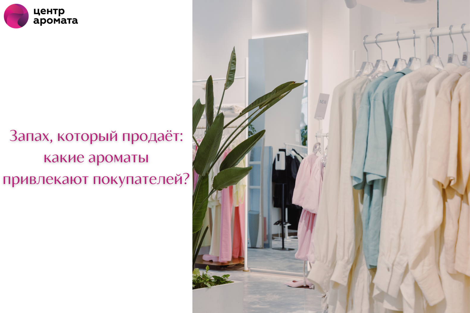 Аромамаркетинг в моде: как запахи влияют на продажи? Аромамаркетинг в моде: как запахи влияют на продажи?