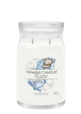 Ароматическая свеча Yankee Candle Signature большаая 2 фитиля, Мягкое одеяло / Soft Blanket