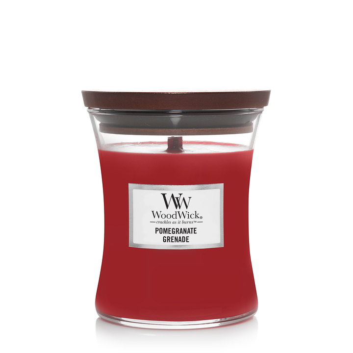 Ароматическая свеча WoodWick средняя, Гранат 275 гр