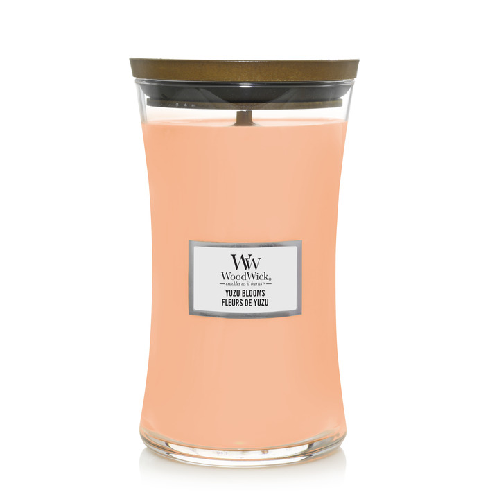 Ароматическая свеча Wood Wick большая Цветение Юдзу 610 гр