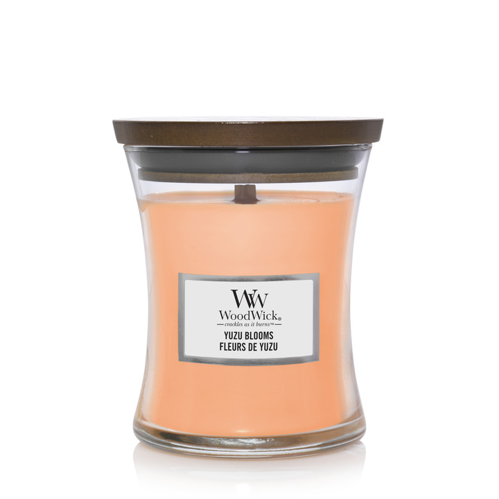 Ароматическая свеча Wood Wick средняя Цветение Юдзу 275 гр