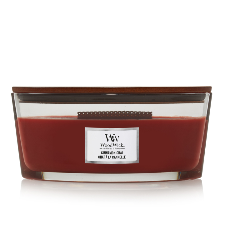 Ароматическая свеча WoodWick элипс, Чай со специями и корицей 454 гр