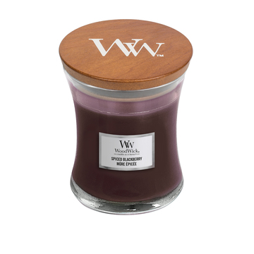 Ароматическая свеча WoodWick средняя, Ежевика со Специями 275 гр