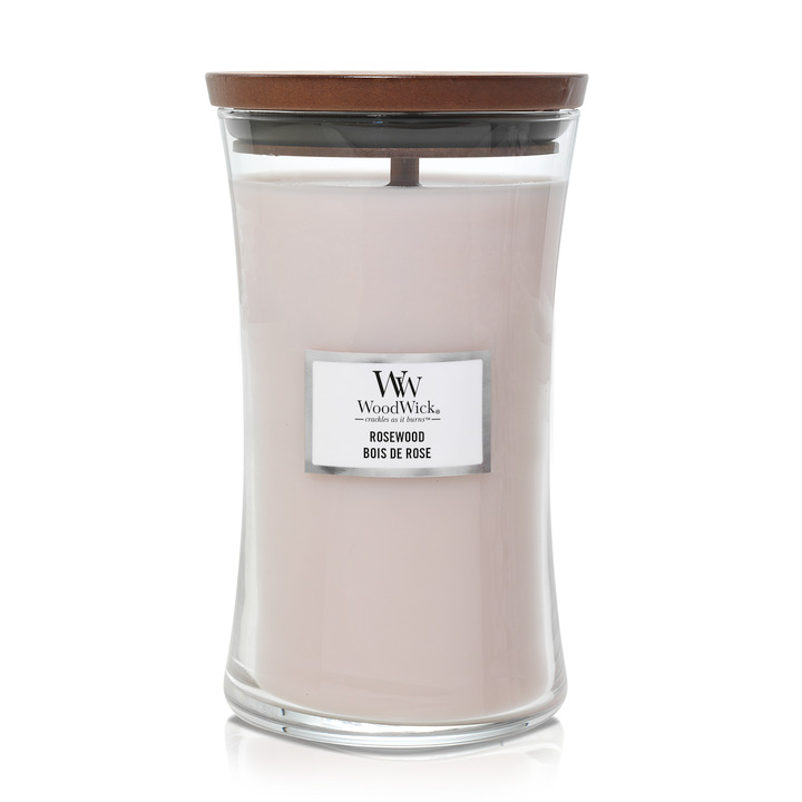 Ароматическая свеча WoodWick большая, Палисандр 610 гр